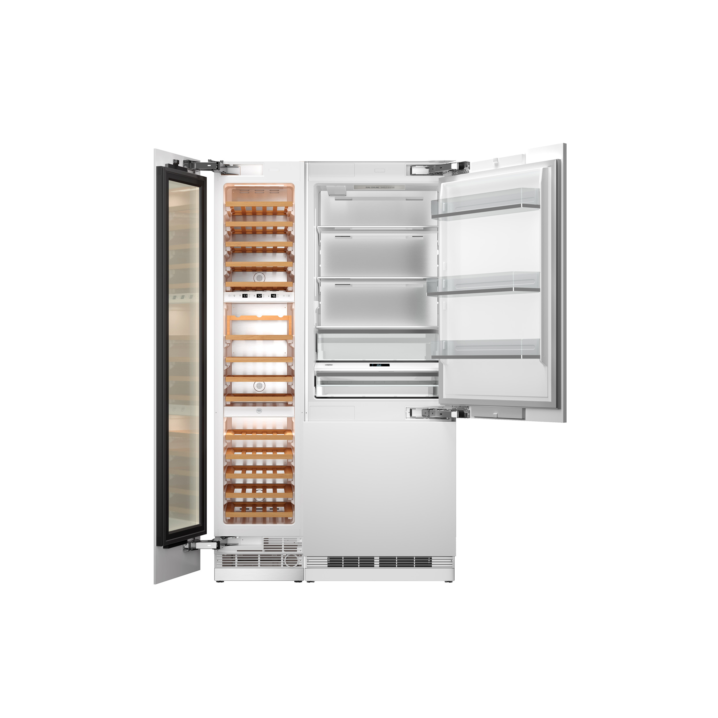 ΨΥΓΕΙΟΚΑΤΑΨΥΚΤΗΣ BERTAZZONI RWBM4575S5FPNS | ΕΝΤΟΙΧΙΖΟΜΕΝΟΣ ΨΥΓ/ΚΤΗΣ + ΚΕΛΑΡΙ ΚΡΑΣΙΩΝ| PREMIUM SLOT-IN